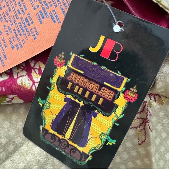 Junglee Billee Boho Silk Reversible Wrap Maxi Skirt India. NWT. One Size - Picture 11 of 16